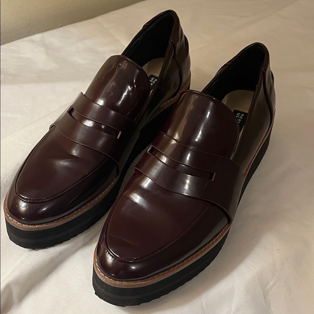 Ladies Lord & Taylor Design Lab Burgundy Loafers